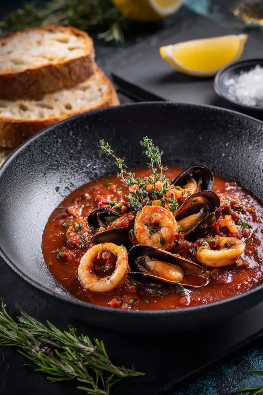 Сотэ из морепродуктов