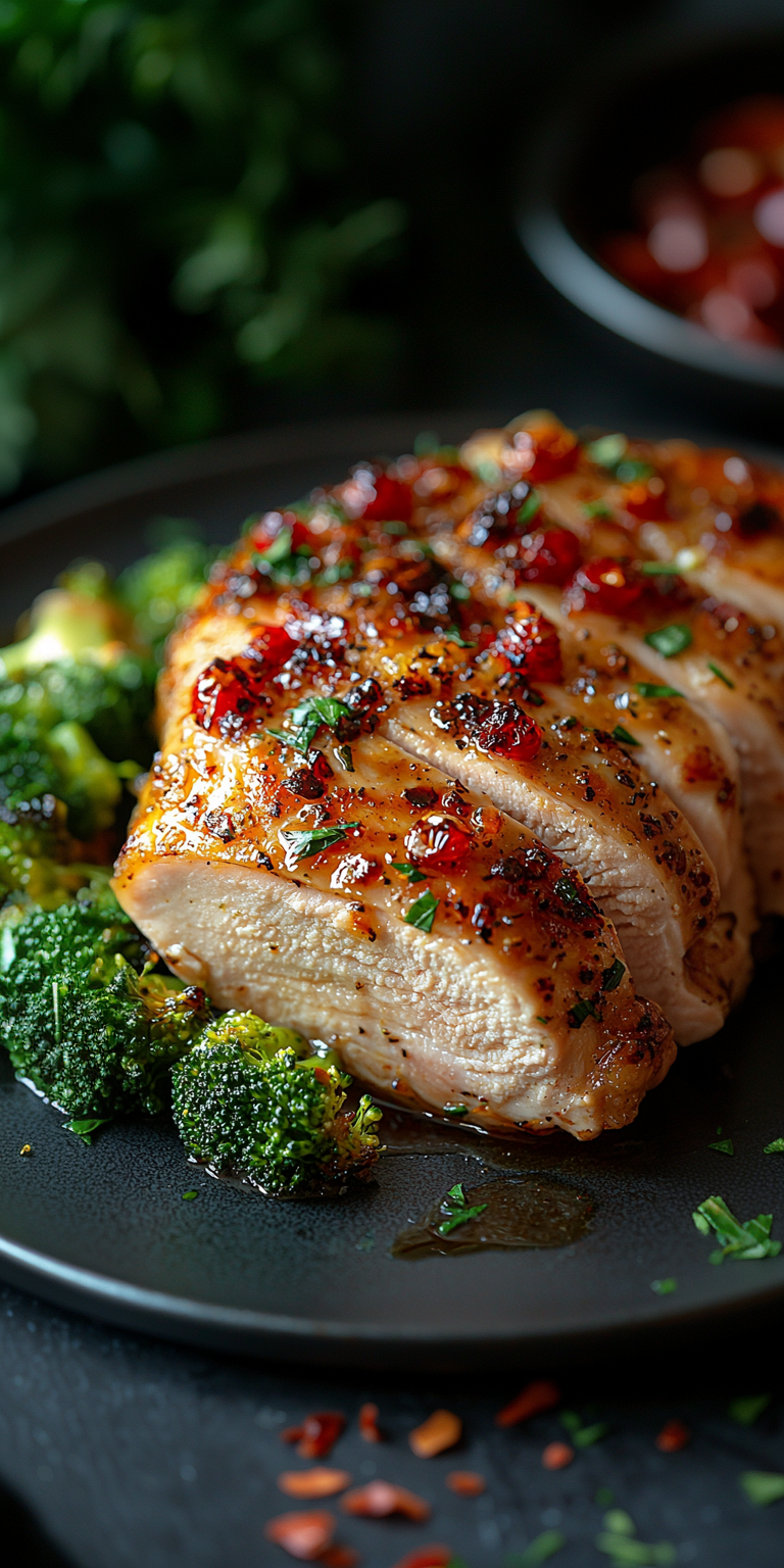 ИНДЕЙКА, ЗАПЕЧЕННАЯ С БРОККОЛИ