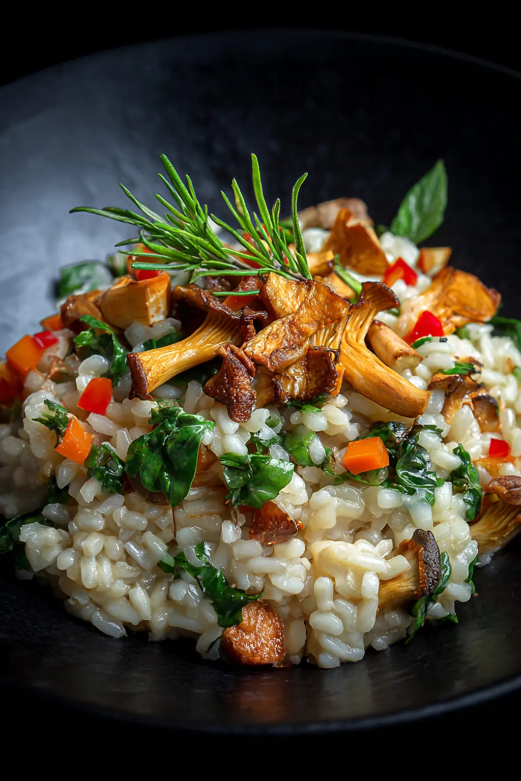 Ризотто с лисичками