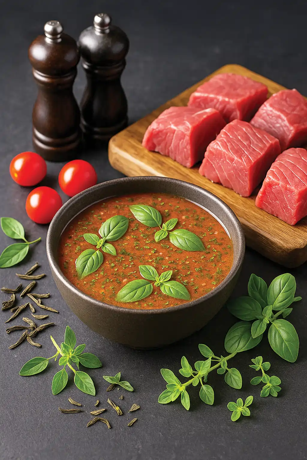 Маринад «Томат и зеленый чай» для говядины или баранины