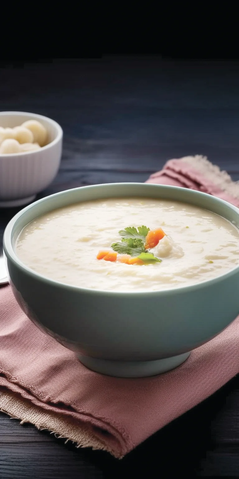 Каша манная на овощном бульоне 