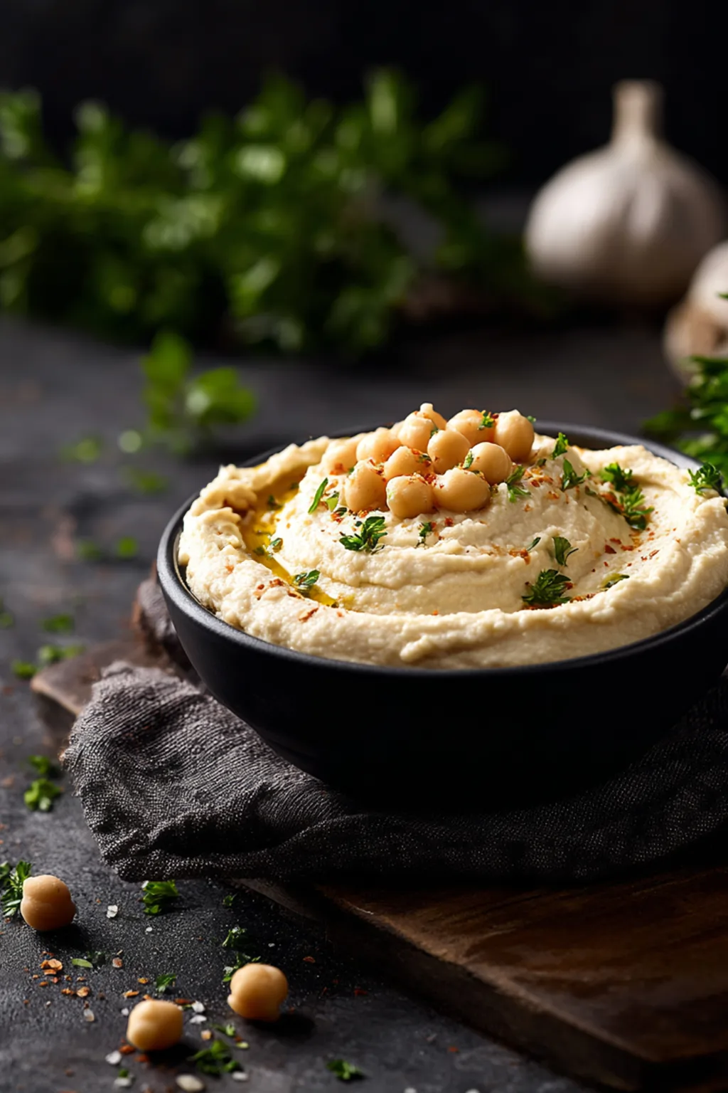 Хумус из консервированного нута