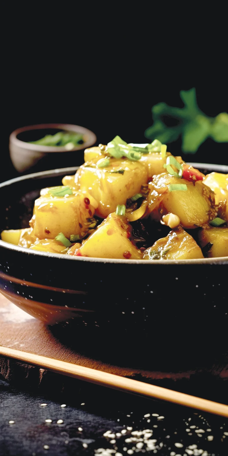 Картофель с баклажанами 