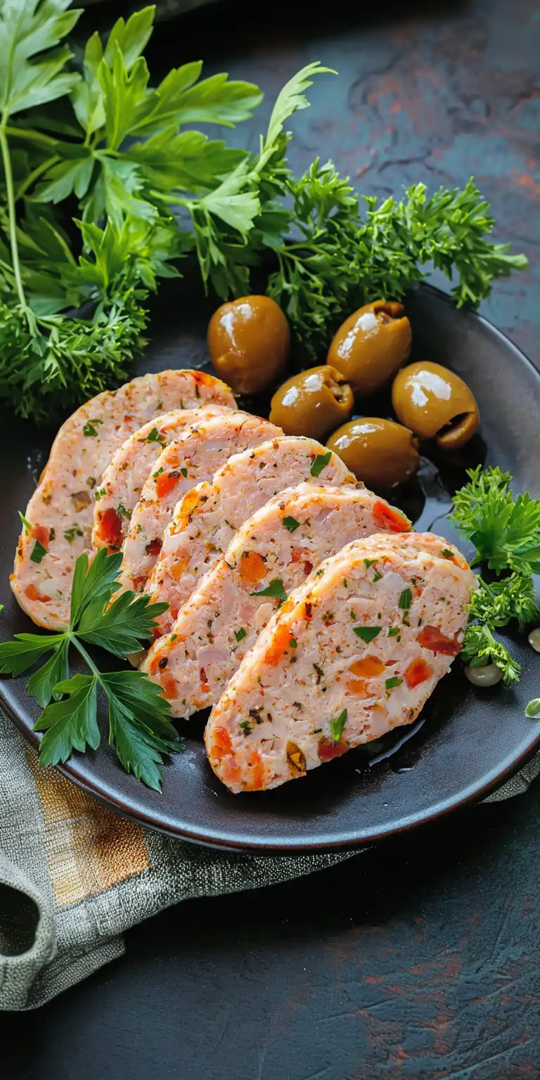 Ветчина из лосося с кальмарами