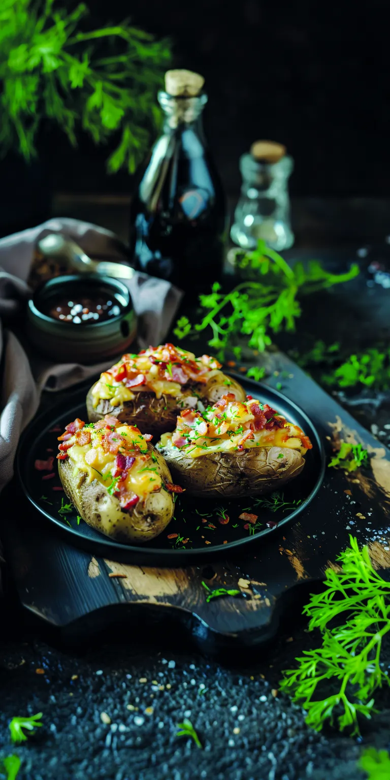 Картофель, запеченный с беконом