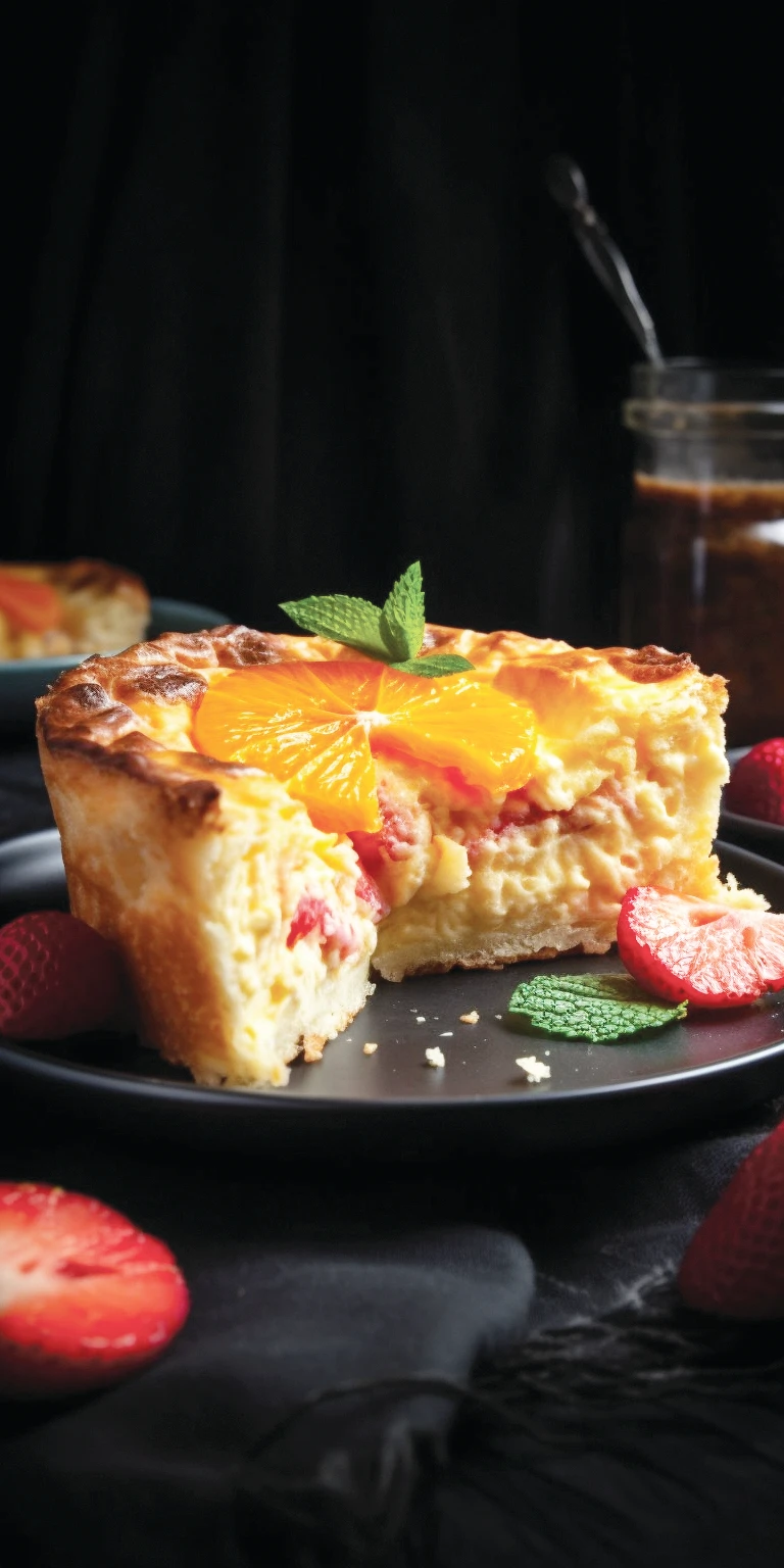 Пирог творожный