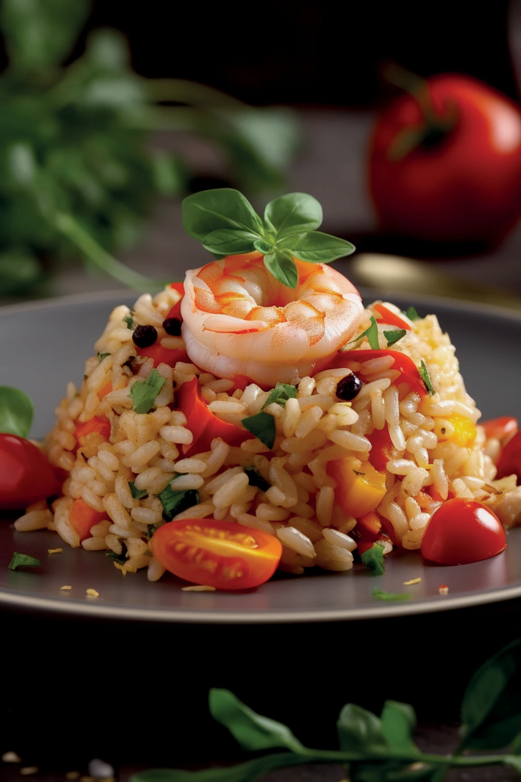 Плов с морепродуктами