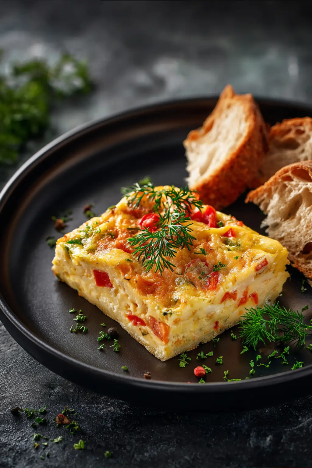 Омлет с овощами