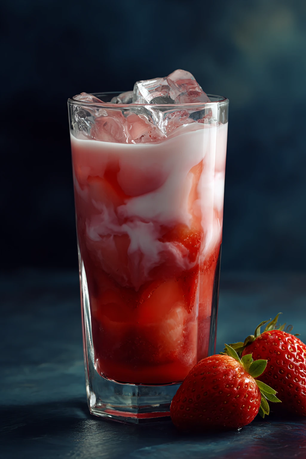 Корейское клубничное молоко