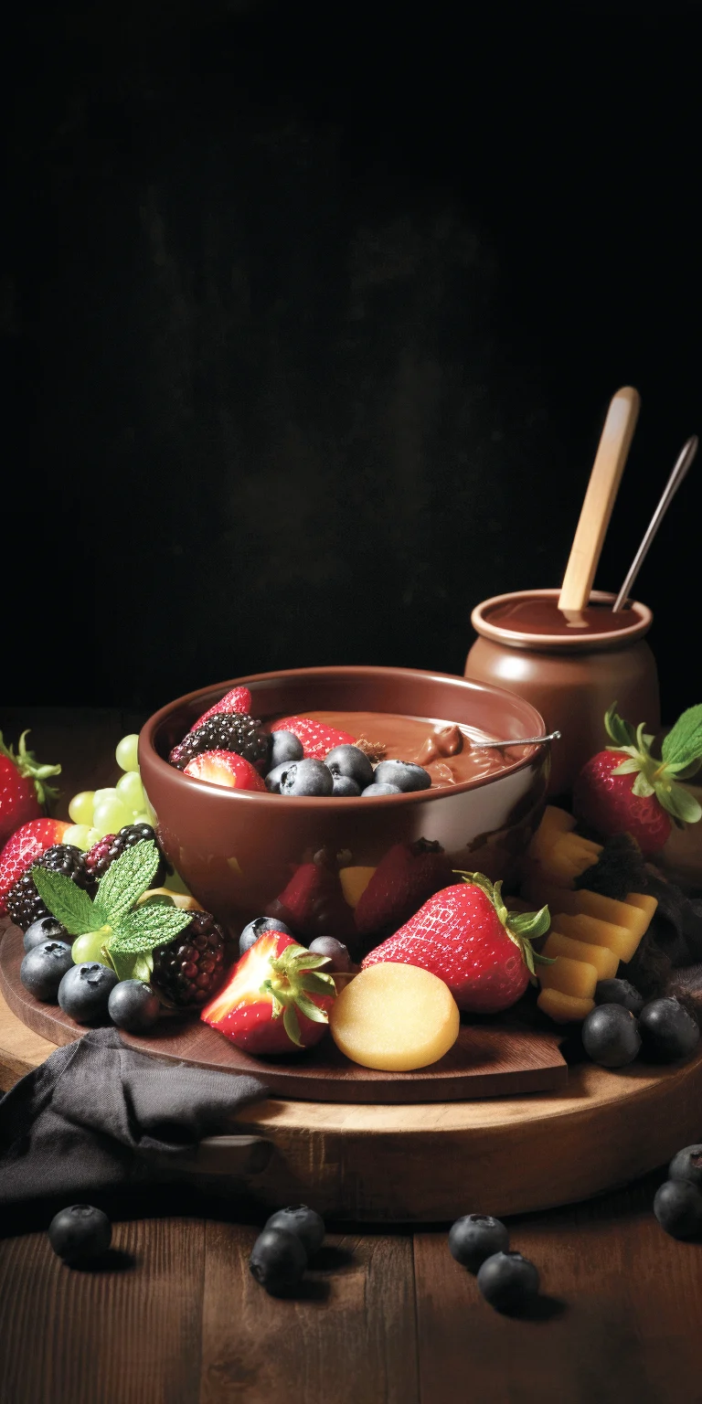 Фондю шоколадное