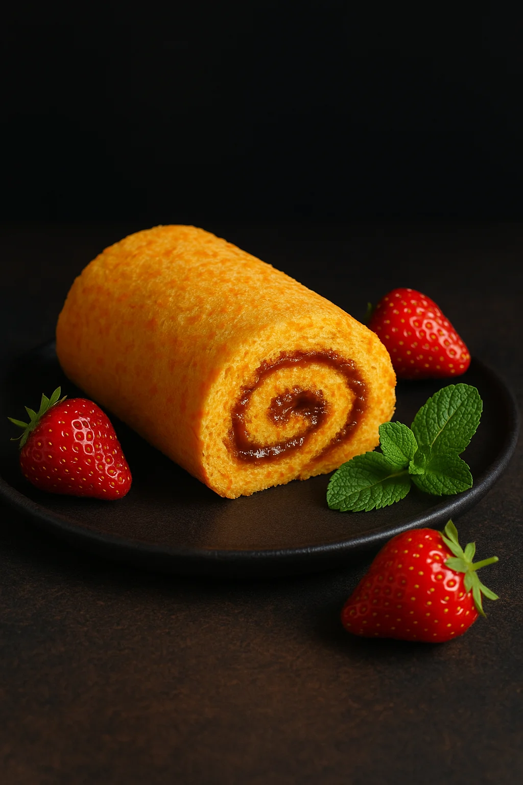 Морковный рулет 