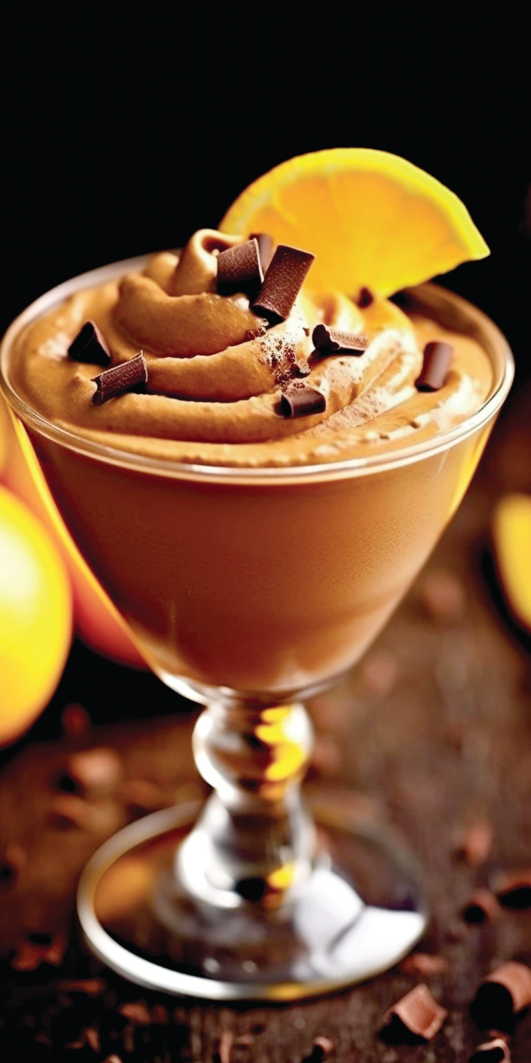 Шоколадно-апельсиновый мусс 