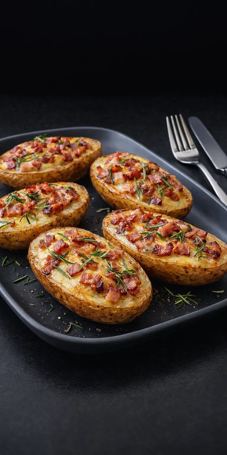 КАРТОФЕЛЬ, ЗАПЕЧЕННЫЙ С БЕКОНОМ