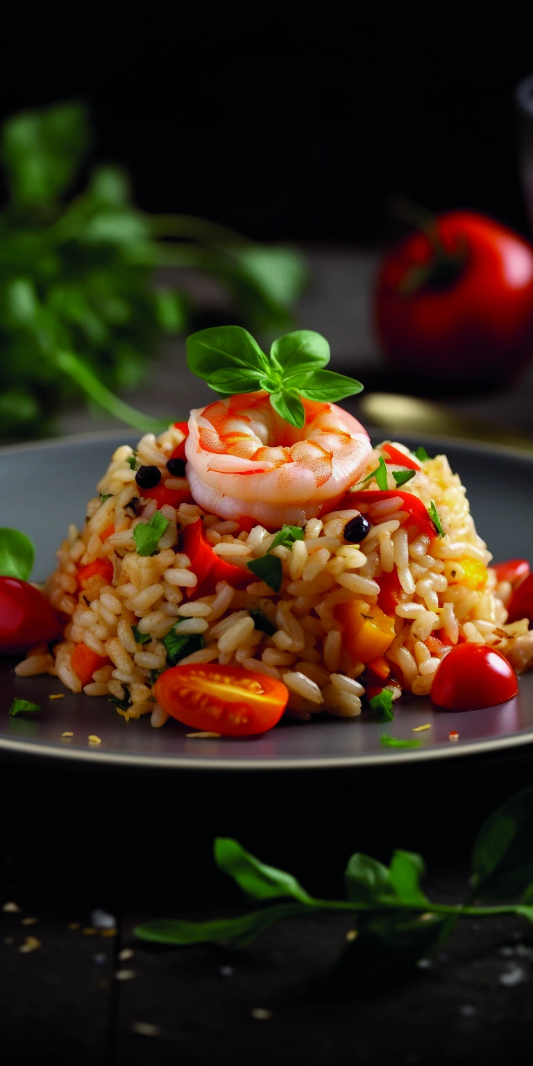 Плов с морепродуктами