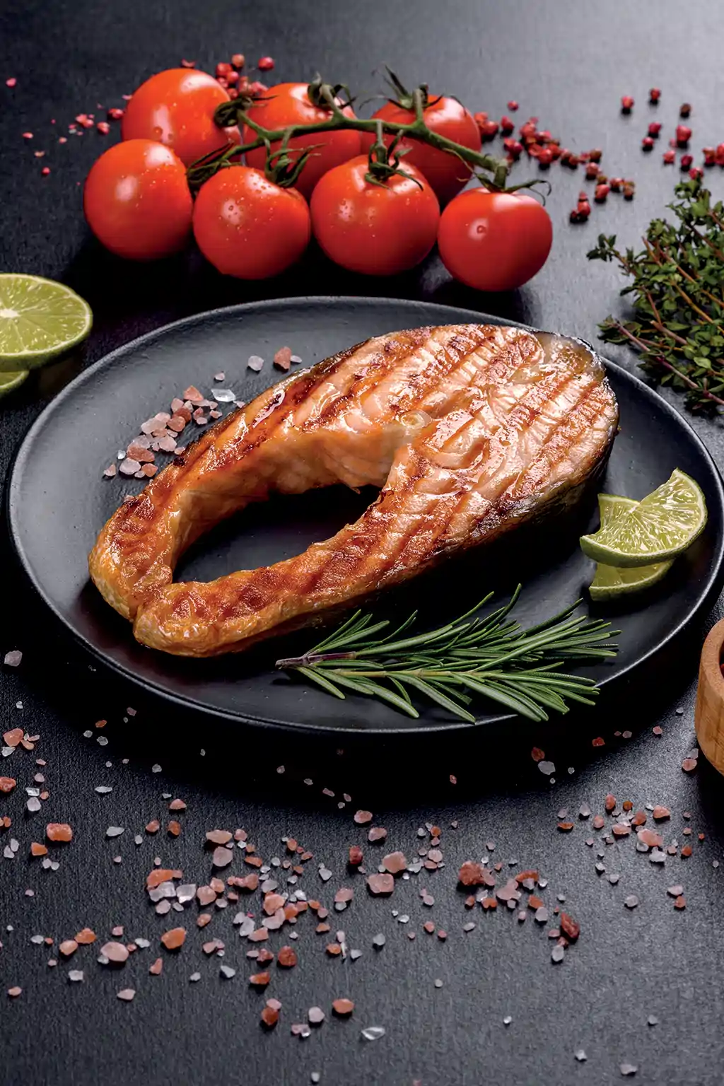 Лосось с белым перцем