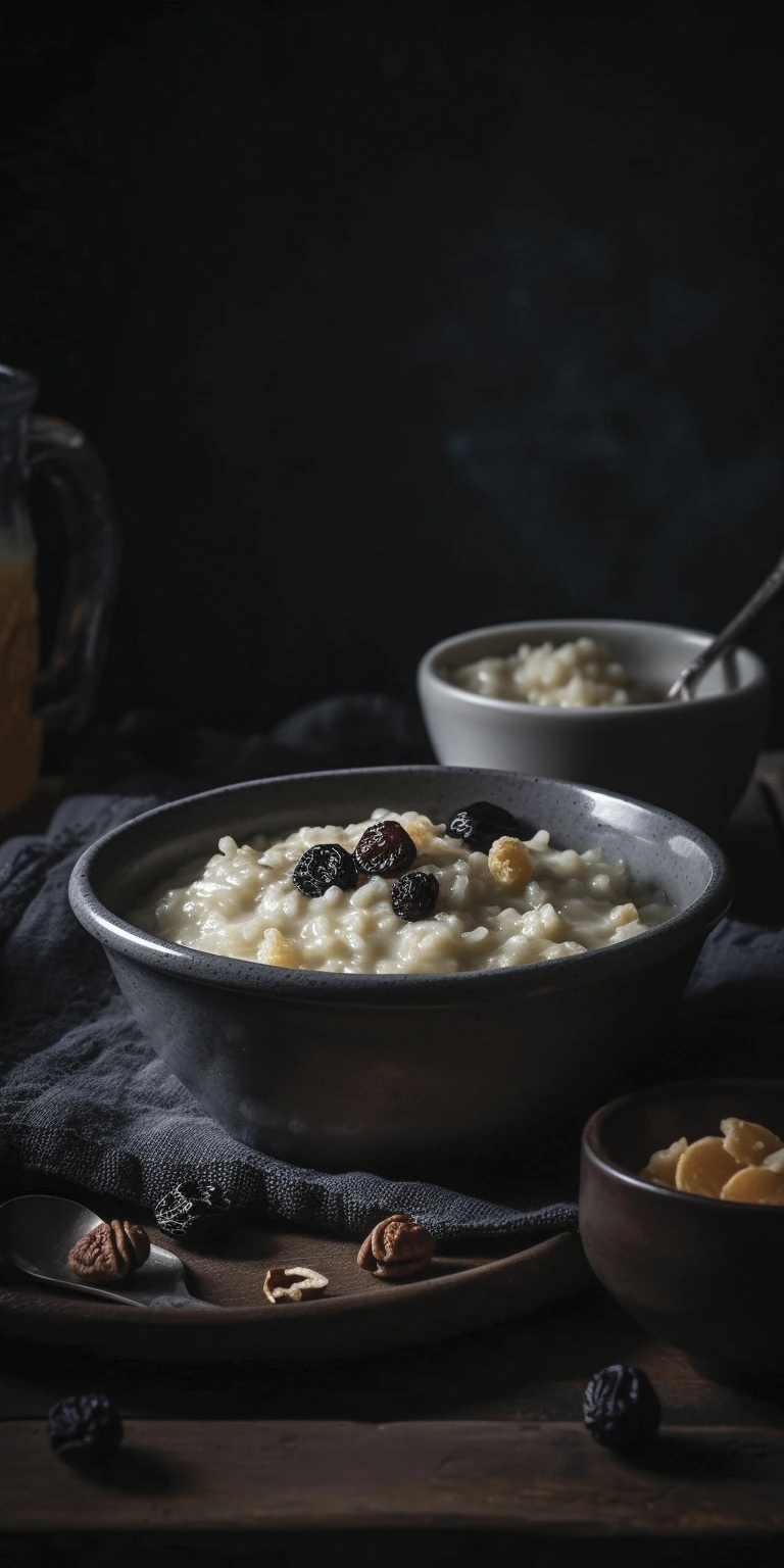 Каша рисовая с изюмом