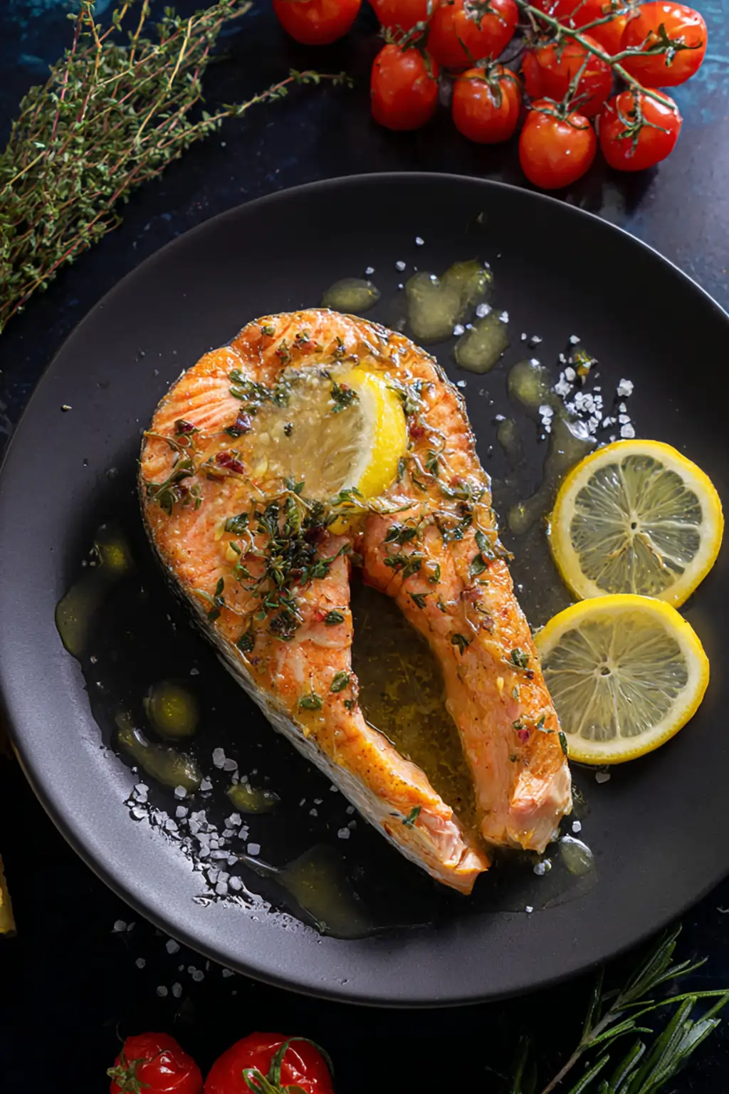 Запеченная семга 