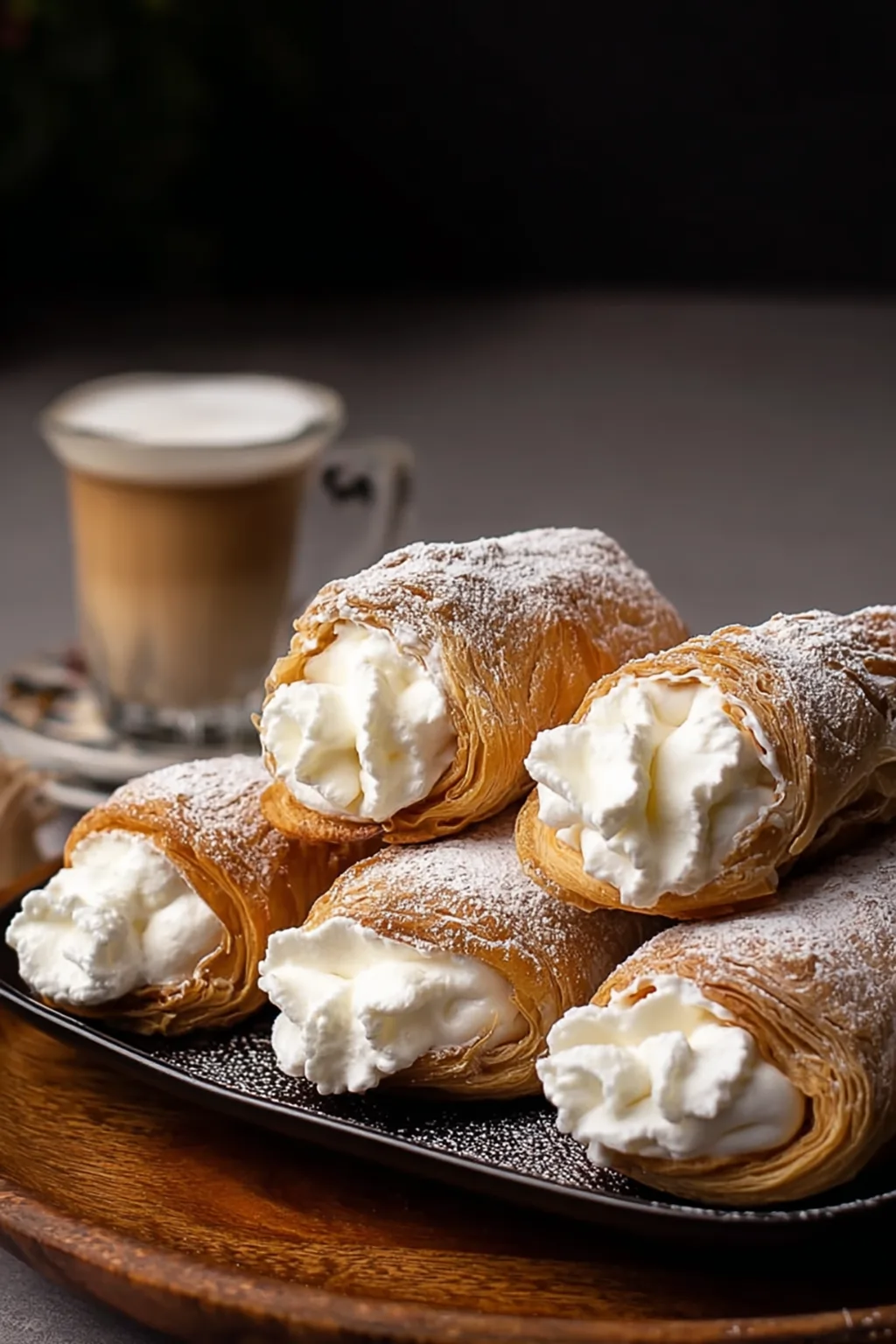 Трубочки с кремом