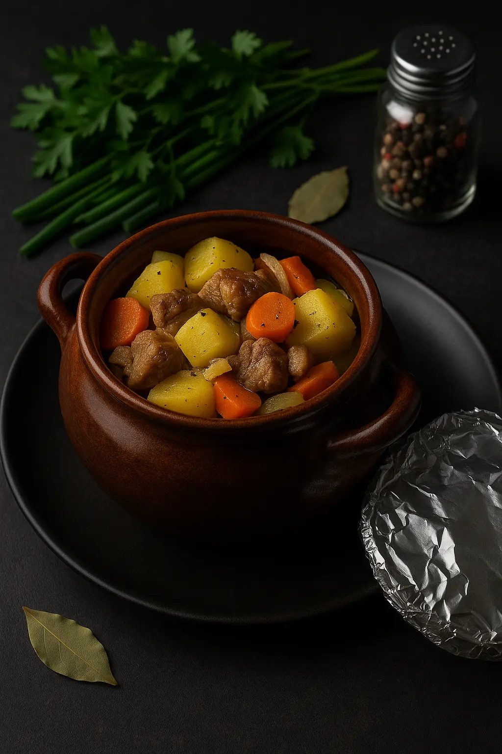 Жаркое в горшочках