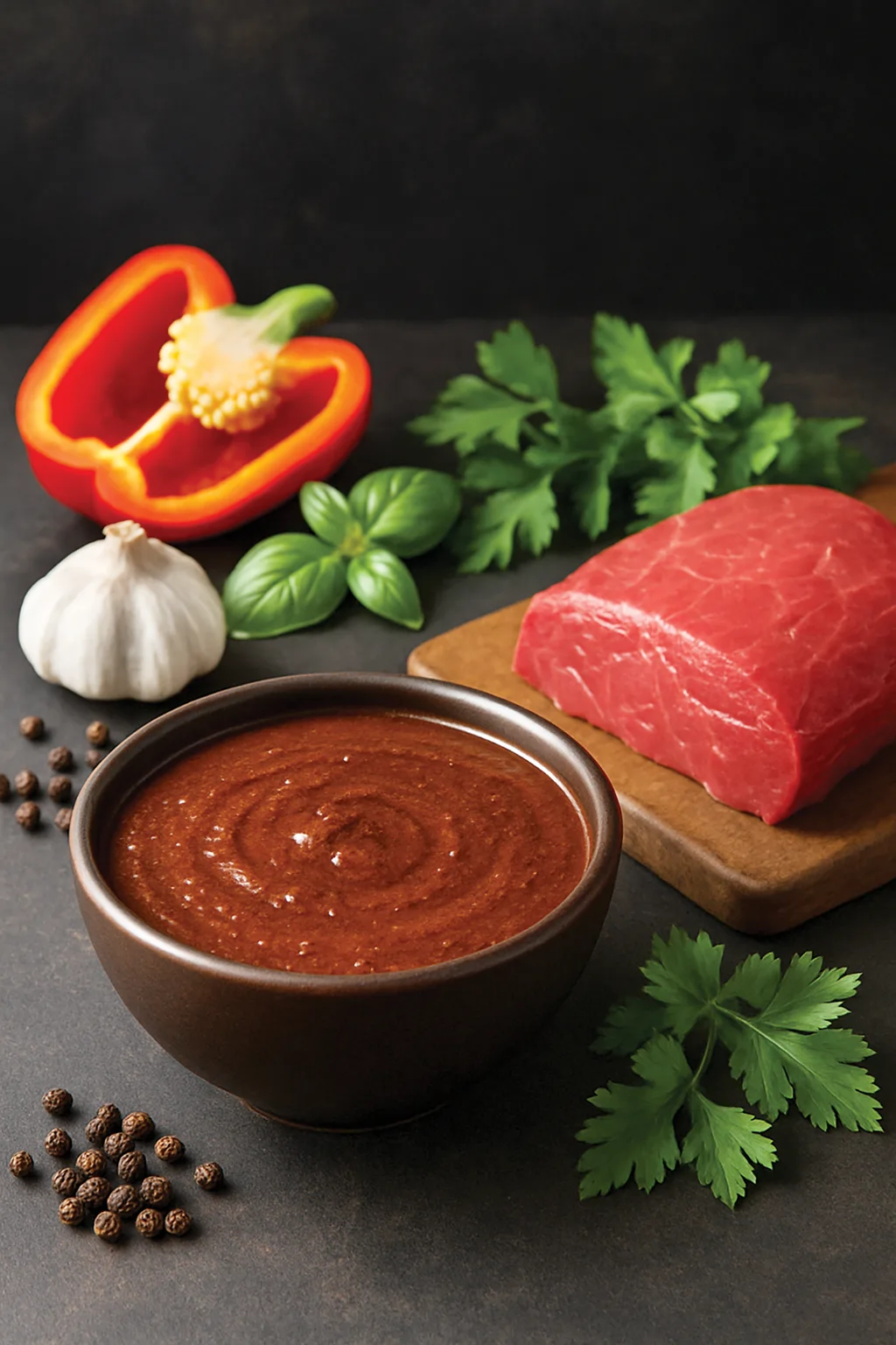 Маринад «Соя и горячий шоколад» для говяжьей вырезки