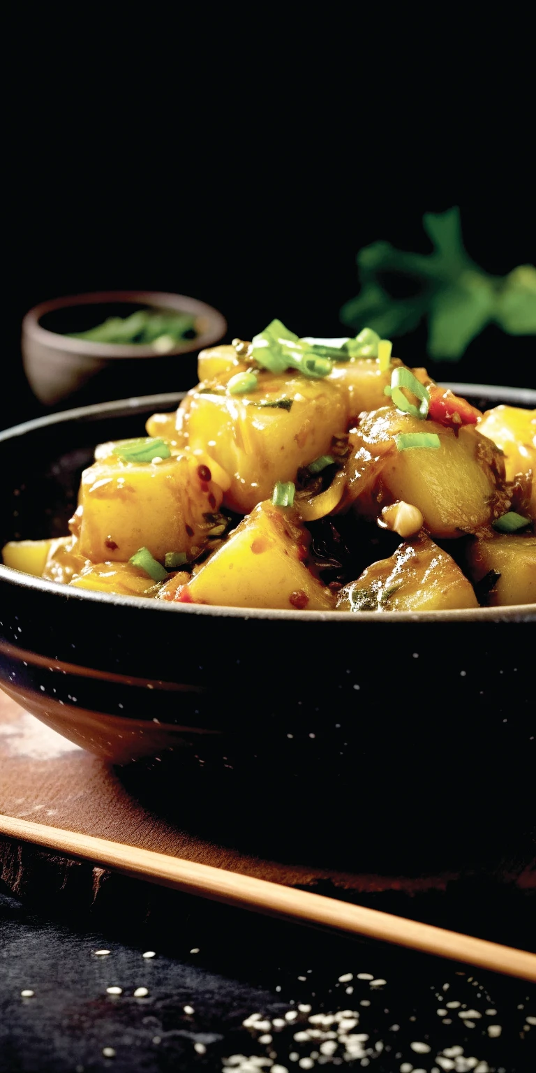 Картофель с баклажанами