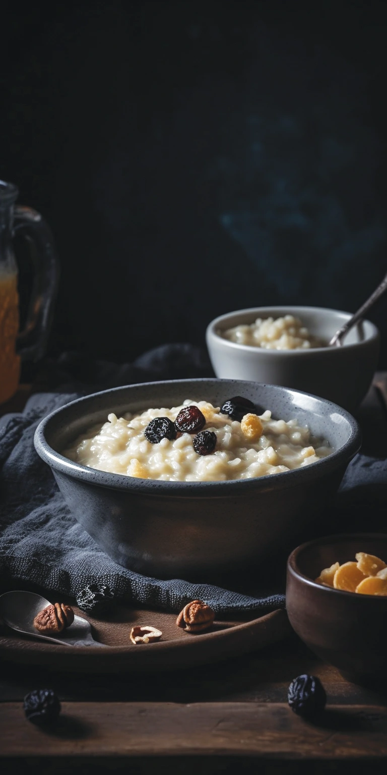 Каша рисовая с изюмом