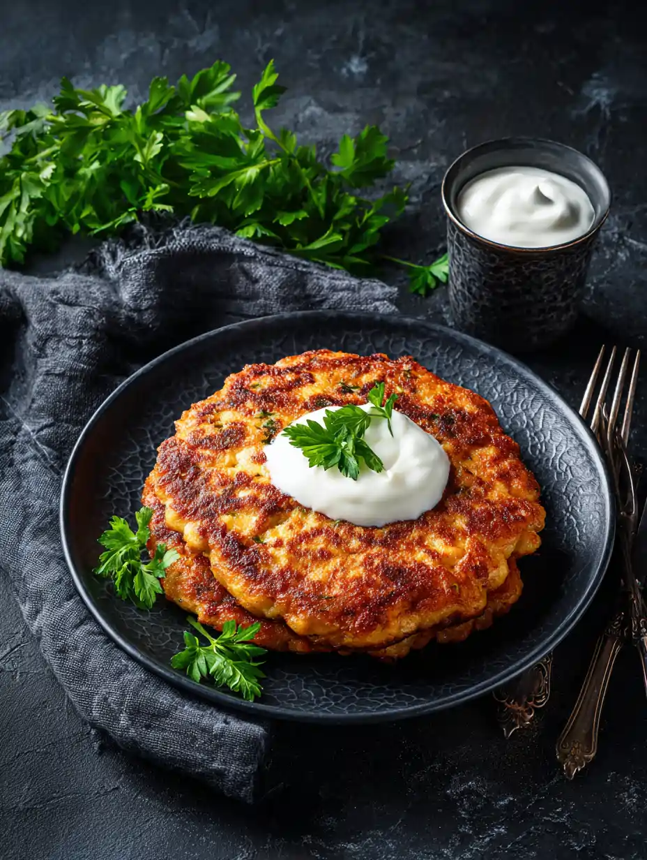 Куриные рубленные оладьи